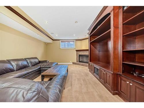 115 Westridge Crescent Sw, Calgary, AB - Indoor With Fireplace