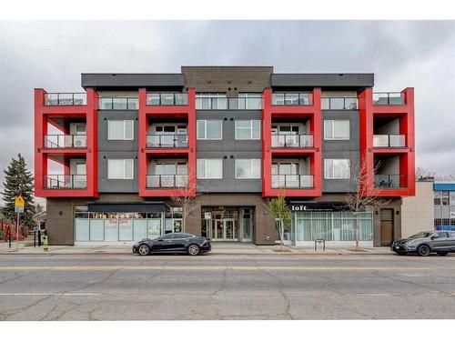 301-1526 9 Avenue Se, Calgary, AB - Outdoor With Balcony With Facade