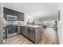 112-510 Edmonton Trail Ne, Calgary, AB  - Indoor Photo Showing Kitchen With Stainless Steel Kitchen With Upgraded Kitchen 