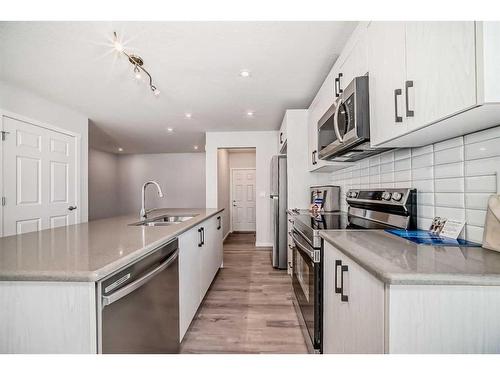 8839 Cityscape Drive Ne, Calgary, AB - Indoor Photo Showing Kitchen With Double Sink With Upgraded Kitchen