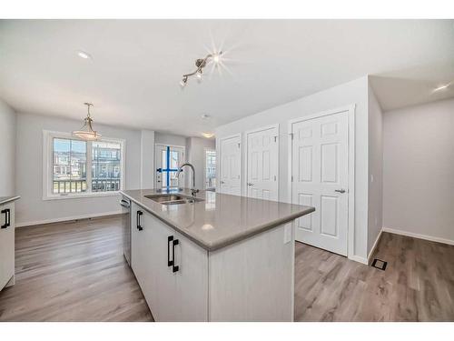 8839 Cityscape Drive Ne, Calgary, AB - Indoor Photo Showing Kitchen With Double Sink