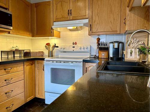 112 Douglas Glen Park Se, Calgary, AB - Indoor Photo Showing Kitchen With Double Sink