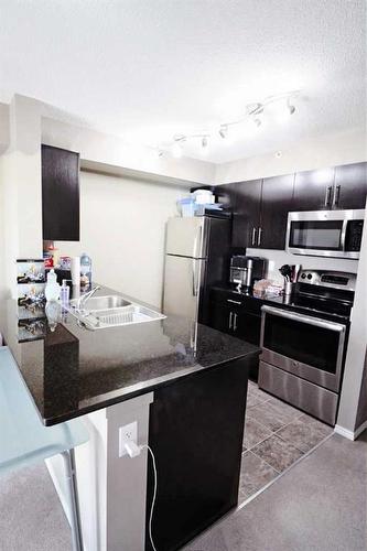 2428-81 Legacy Boulevard Se, Calgary, AB - Indoor Photo Showing Kitchen With Double Sink