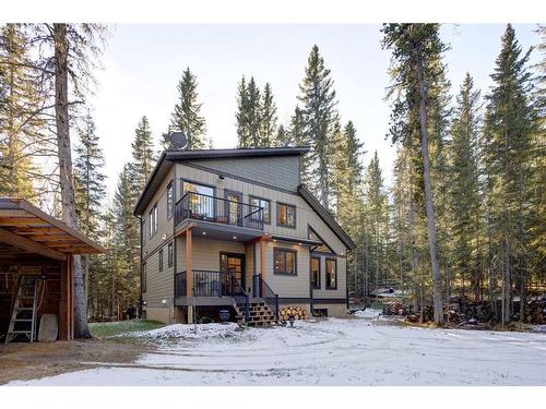 136-5417 Highway 579, Rural Mountain View County, AB - Outdoor With Balcony With Facade