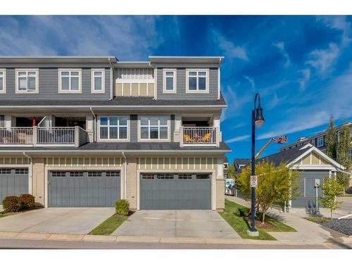 295 Silverado Plains Park Sw, Calgary, AB - Outdoor With Balcony With Facade