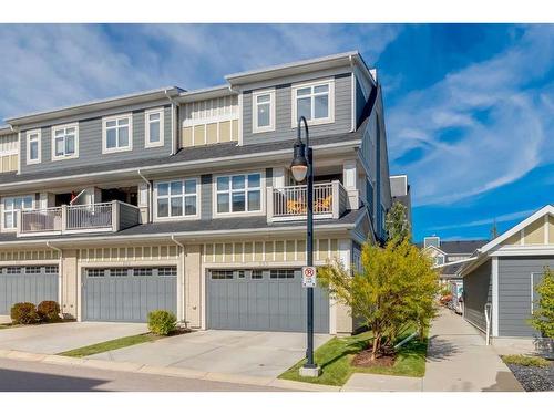 295 Silverado Plains Park Sw, Calgary, AB - Outdoor With Balcony With Facade