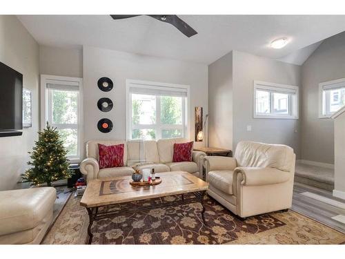 295 Silverado Plains Park Sw, Calgary, AB - Indoor Photo Showing Living Room