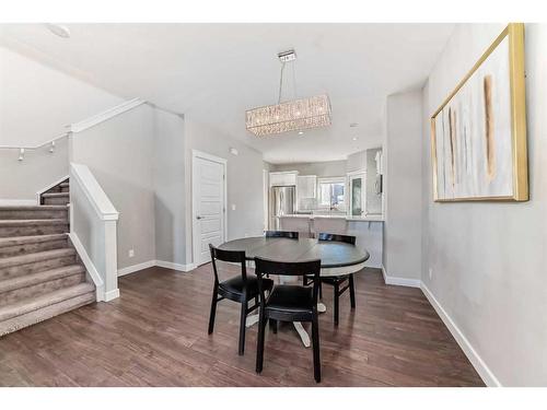 2668 Kings Heights Gate Se, Airdrie, AB - Indoor Photo Showing Dining Room