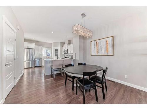 2668 Kings Heights Gate Se, Airdrie, AB - Indoor Photo Showing Dining Room