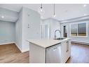 1306-395 Skyview Parkway Ne, Calgary, AB  - Indoor Photo Showing Kitchen With Double Sink 