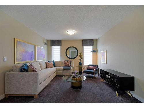 229 Creekstone Hill Sw, Calgary, AB - Indoor Photo Showing Living Room