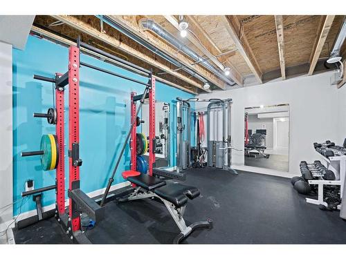 109 Belmont Terrace Sw, Calgary, AB - Indoor Photo Showing Gym Room