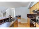 18 Covewood Circle Ne, Calgary, AB  - Indoor Photo Showing Kitchen With Double Sink 