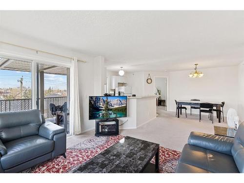 2301-20 Harvest Rose Park Ne, Calgary, AB - Indoor Photo Showing Living Room