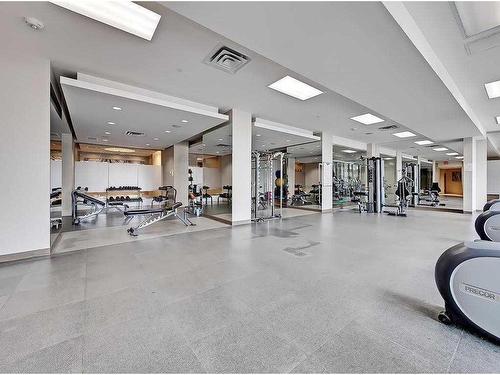 238-222 Riverfront Avenue Sw, Calgary, AB - Indoor Photo Showing Gym Room