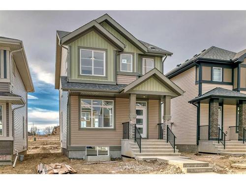 45 Shale Avenue, Cochrane, AB - Outdoor With Facade