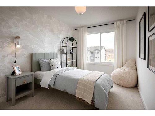 45 Shale Avenue, Cochrane, AB - Indoor Photo Showing Bedroom