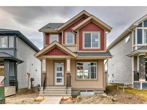 57 Shale Avenue, Cochrane, AB - Outdoor With Facade