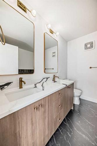 57 Shale Avenue, Cochrane, AB - Indoor Photo Showing Bathroom