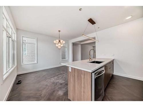 57 Shale Avenue, Cochrane, AB - Indoor Photo Showing Kitchen