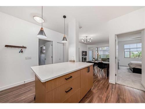 110-16 Auburn Bay Link Se, Calgary, AB - Indoor Photo Showing Kitchen