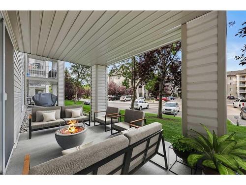 115-3000 Somervale Court Sw, Calgary, AB - Outdoor With Deck Patio Veranda With Exterior