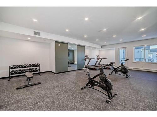 4211-111 Wolf Creek Drive Se, Calgary, AB - Indoor Photo Showing Gym Room