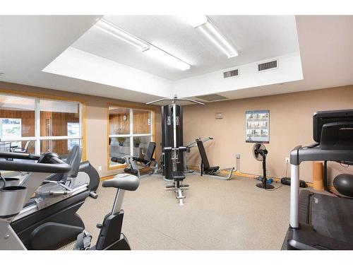 449-8535 Bonaventure Drive Se, Calgary, AB - Indoor Photo Showing Gym Room