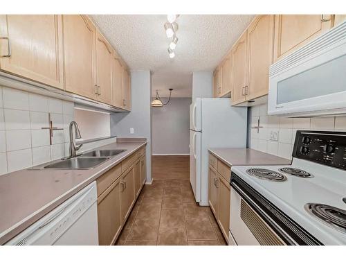 429-723 57 Avenue Sw, Calgary, AB - Indoor Photo Showing Kitchen With Double Sink