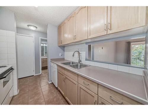 429-723 57 Avenue Sw, Calgary, AB - Indoor Photo Showing Kitchen With Double Sink