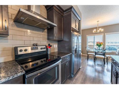 150 Cranford Common Se, Calgary, AB - Indoor Photo Showing Kitchen With Stainless Steel Kitchen With Upgraded Kitchen