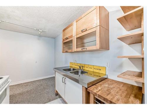 204-3420 50 Street Nw, Calgary, AB - Indoor Photo Showing Kitchen With Double Sink