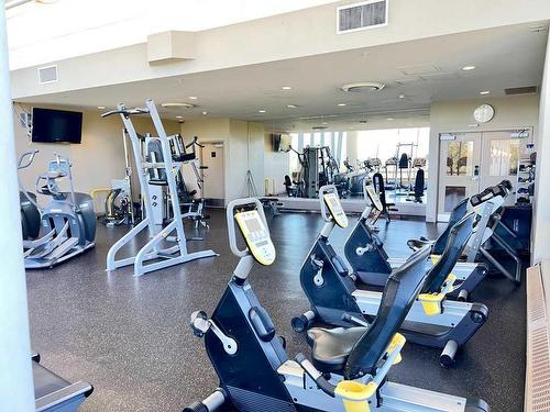 1701-55 Spruce Place Sw, Calgary, AB - Indoor Photo Showing Gym Room