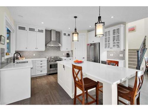 7 Cimarron Estates Manor, Okotoks, AB - Indoor Photo Showing Kitchen With Upgraded Kitchen