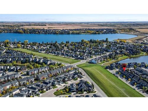 208 Rainbow Falls Green, Chestermere, AB - Outdoor With Body Of Water With View