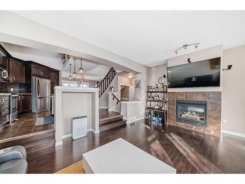 28 Auburn Bay Crescent Se, Calgary, AB - Indoor With Fireplace