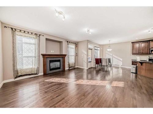 162 Sherwood Hill Nw, Calgary, AB - Indoor Photo Showing Living Room With Fireplace