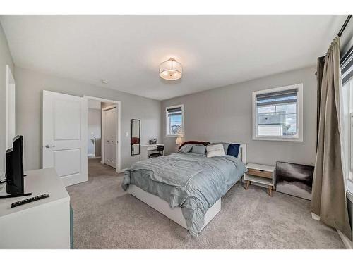 119 Creekstone Drive Sw, Calgary, AB - Indoor Photo Showing Bedroom