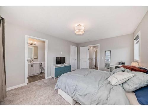 119 Creekstone Drive Sw, Calgary, AB - Indoor Photo Showing Bedroom