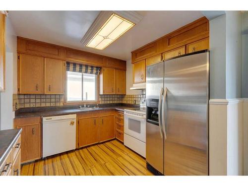 328 Trafford Drive Nw, Calgary, AB - Indoor Photo Showing Kitchen With Double Sink