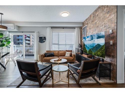 1101-19489 Main Street Se, Calgary, AB - Indoor Photo Showing Living Room