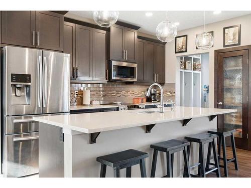 248 Marquis Heights Se, Calgary, AB - Indoor Photo Showing Kitchen With Stainless Steel Kitchen With Upgraded Kitchen