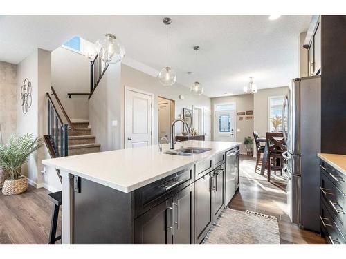 248 Marquis Heights Se, Calgary, AB - Indoor Photo Showing Kitchen With Upgraded Kitchen