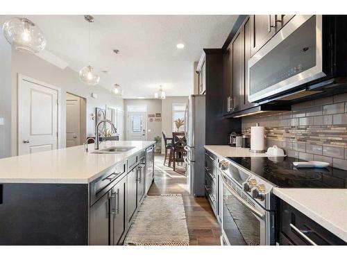 248 Marquis Heights Se, Calgary, AB - Indoor Photo Showing Kitchen With Upgraded Kitchen