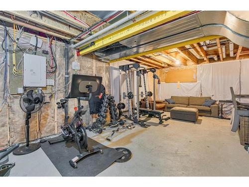 82 Auburn Crest Place Se, Calgary, AB - Indoor Photo Showing Basement