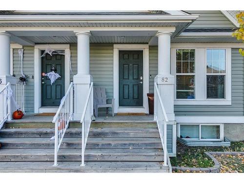 82 Auburn Crest Place Se, Calgary, AB - Outdoor With Deck Patio Veranda With Facade