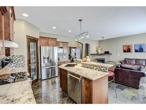 57 Eversyde Manor Sw, Calgary, AB - Indoor Photo Showing Kitchen With Stainless Steel Kitchen