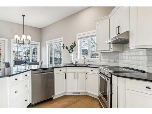 2 Simcrest Grove Sw, Calgary, AB - Indoor Photo Showing Kitchen With Stainless Steel Kitchen With Upgraded Kitchen