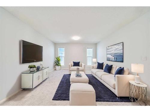 67 Seton Villas Se, Calgary, AB - Indoor Photo Showing Living Room