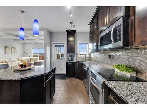 388 Skyview Shores Manor Ne, Calgary, AB - Indoor Photo Showing Kitchen With Upgraded Kitchen